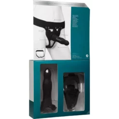 Doc Johnson 17,8 X 4,4 Cm Body Extensions Strap-On - BE Daring Black -Gay Verkäufe 0800 06 bx 6