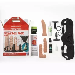 Doc Johnson Vac-U-Lock Dual Density Starter Dildo Set - Flesh -Gay Verkäufe 1051 20 bx dupe4 1