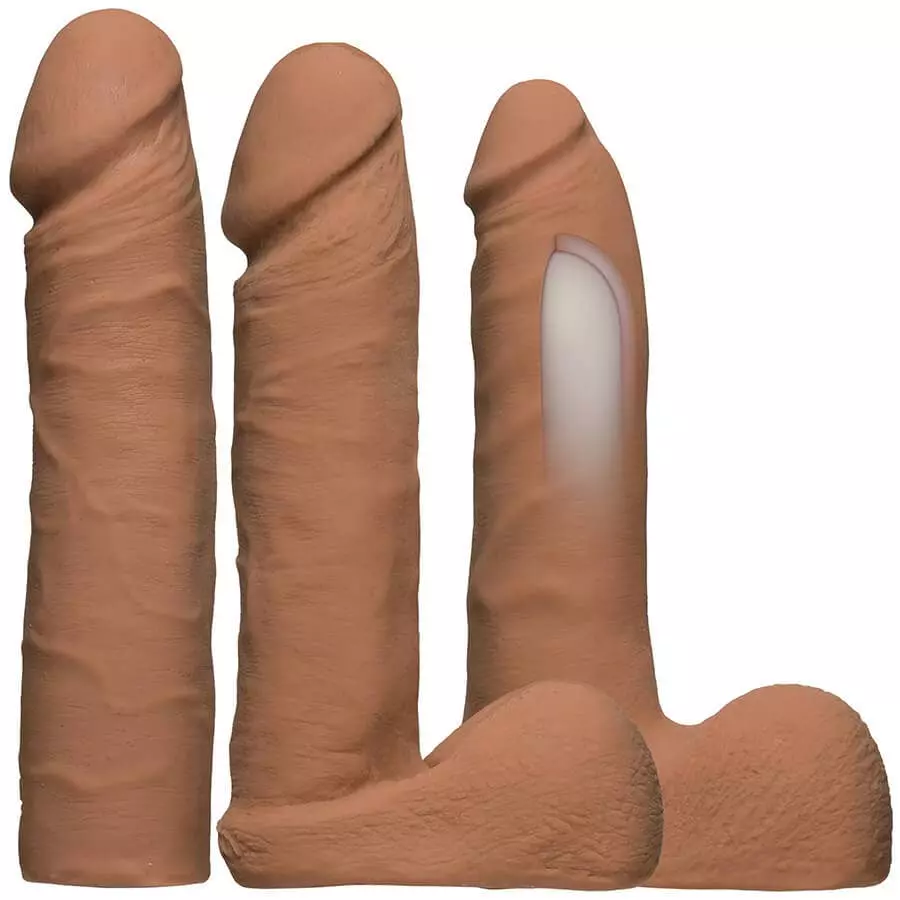 Doc Johnson Vac-U-Lock Dual Density Ultraskyn Dildo Set - Tan - Vibration 4 Doc Johnson Vac-U-Lock Dual Density Ultraskyn Dildo Set - Tan - Vibration – Bild 2