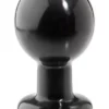 12 X 7 Cm Doc Johnson Round Butt Plug Large Black -Gay Verkäufe 4500007233 kw0202012