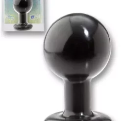 10 X 5,5 Cm Doc Johnson Round Butt Plug Medium Black