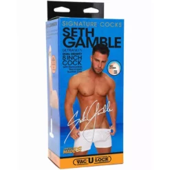 20,3 X 3,8 Cm Doc Johnson - Signature Cocks Seth Gamble 8" Cock W/ Suction Cup - Dildo - Flesh -Gay Verkäufe 8160 20 bx 3 1