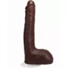26,0 X 5,1 Cm Doc Johnson - Signature Cocks Ricky Johnson 10" Cock W/ Suction Cup - Dildo - Brown
