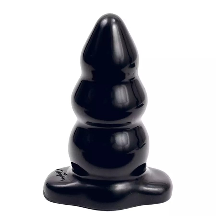 Doc Johnson 14 X 4,5-6 Cm Triple Ripple Buttplug Large Black 4 Doc Johnson 14 X 4,5-6 Cm Triple Ripple Buttplug Large Black – Bild 2