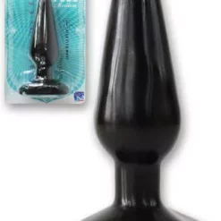 Doc Johnson 12 X 4 Cm Medium ASS STUFFER Black - Buttplug Schwarz