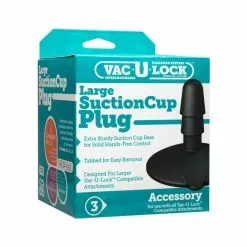 Doc Johnson - Vac-U-Lock Black Suction Cup Plug - Large -Gay Verkäufe black suction cup plug large2
