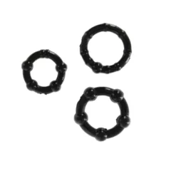 Doc Johnson GET HARD Rings 3er Set Black