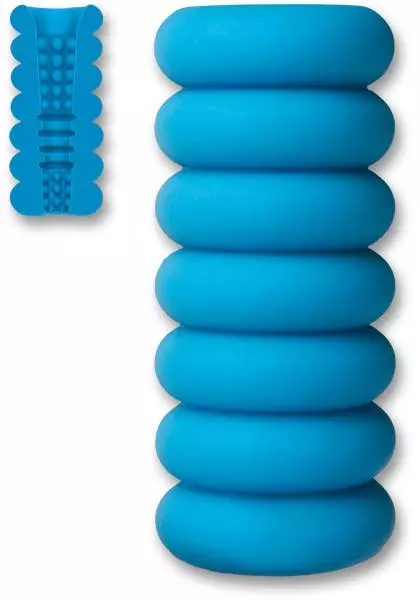 Doc Johnson Mood Thrill Stroker Masturbator Blue 3 Doc Johnson Mood Thrill Stroker Masturbator Blue