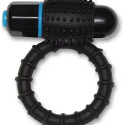 Doc Johnson Optimale Vibrating C-Ring Cockring Penisring Silikon Black/blue