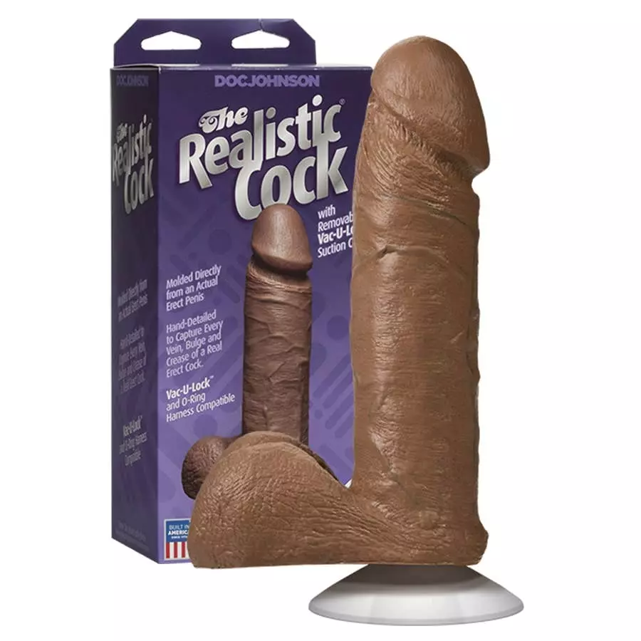 16 X 4,2 Cm Dildo Doc Johnson Realistic Cock Brown 4 16 X 4,2 Cm Dildo Doc Johnson Realistic Cock Brown – Bild 2