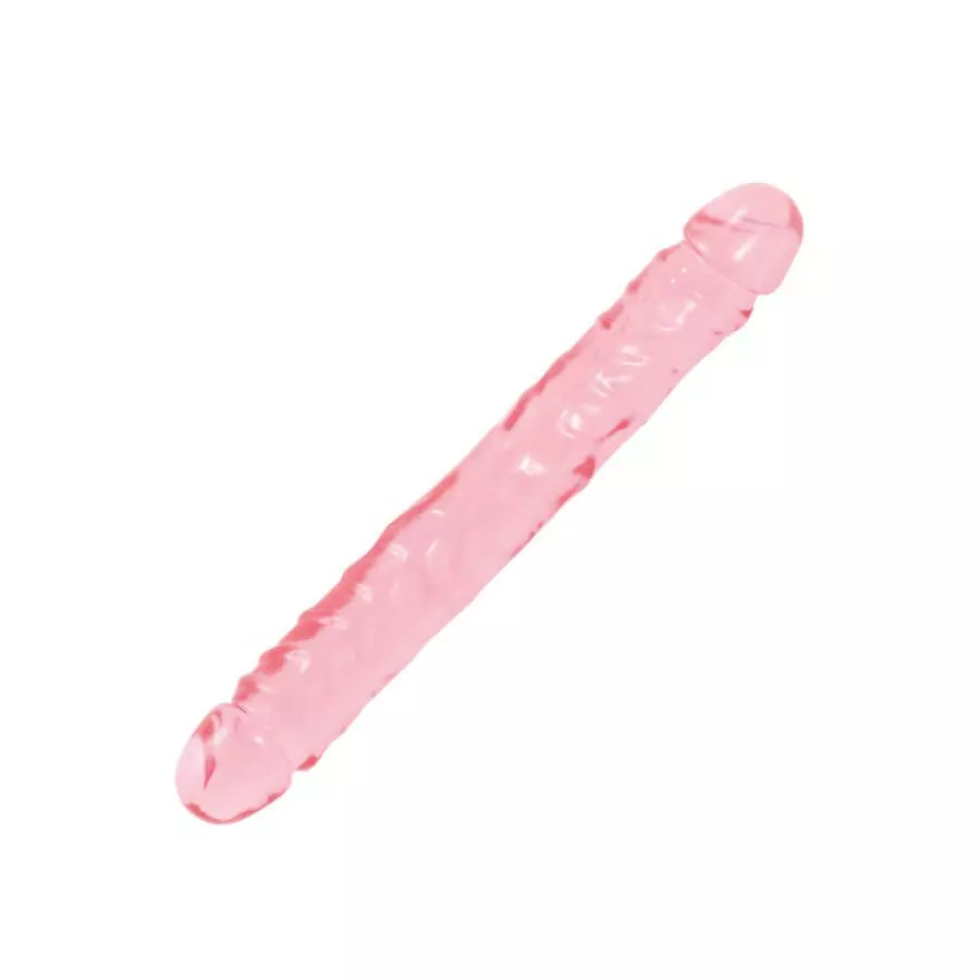 Doc Johnson 30 X 4 Cm Crystal Jellies Jr.Doppeldildo Pink 3 Doc Johnson 30 X 4 Cm Crystal Jellies Jr.Doppeldildo Pink