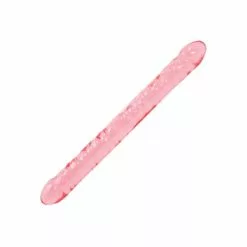 Doc Johnson, Crystal Jellies Double Dong - 18&quot; - Pink