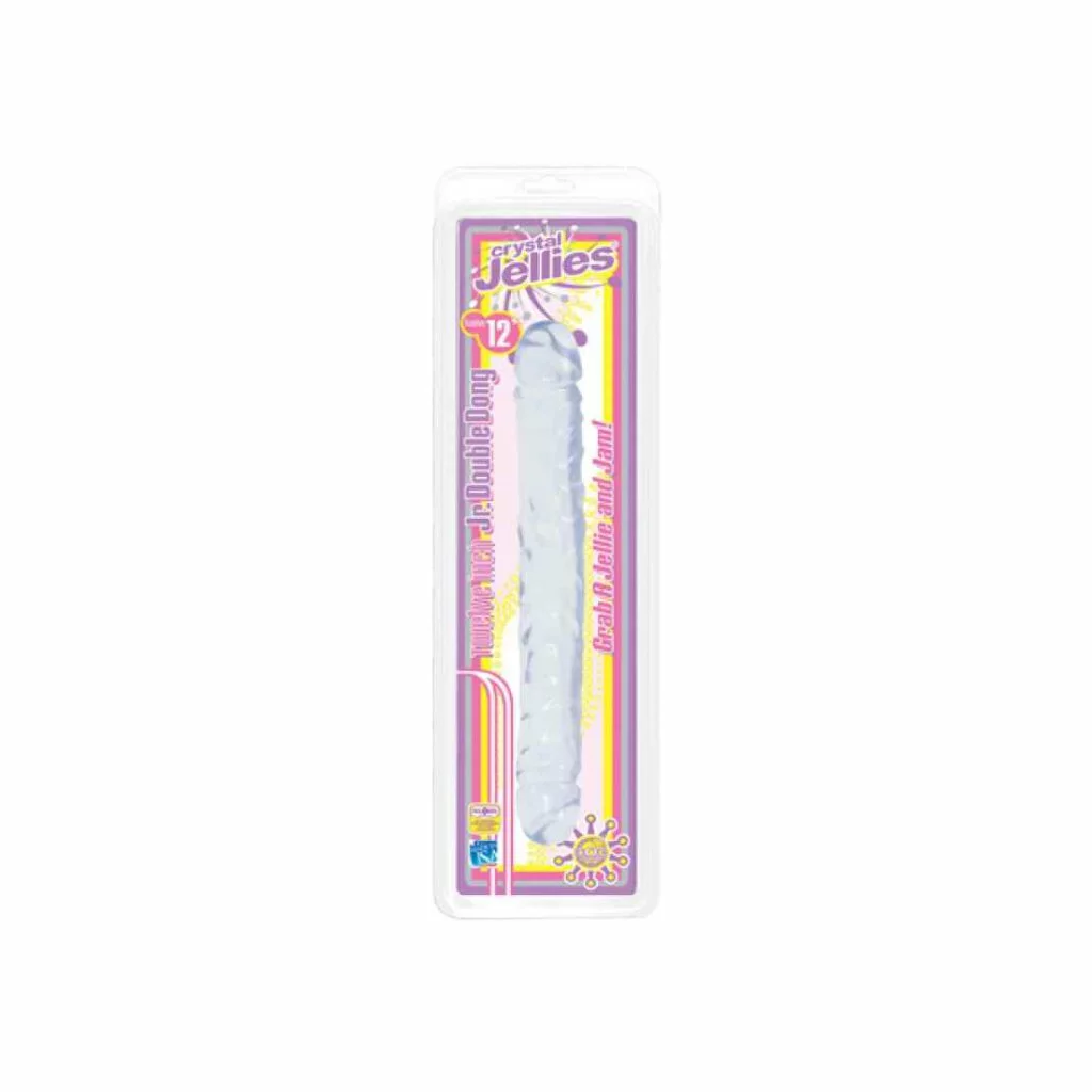 Doc Johnson, Crystal Jellies Jr. Double Dong - 12" - Clear 3 Doc Johnson, Crystal Jellies Jr. Double Dong - 12" - Clear – Bild 2