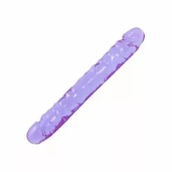 Doc Johnson, Crystal Jellies Jr. Double Dong - 12" - Purple