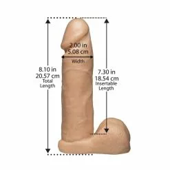 Doc Johnson - Vac-U-Lock Realistic Cock - 20.5cm -Gay Verkäufe realistic cock 205cm2