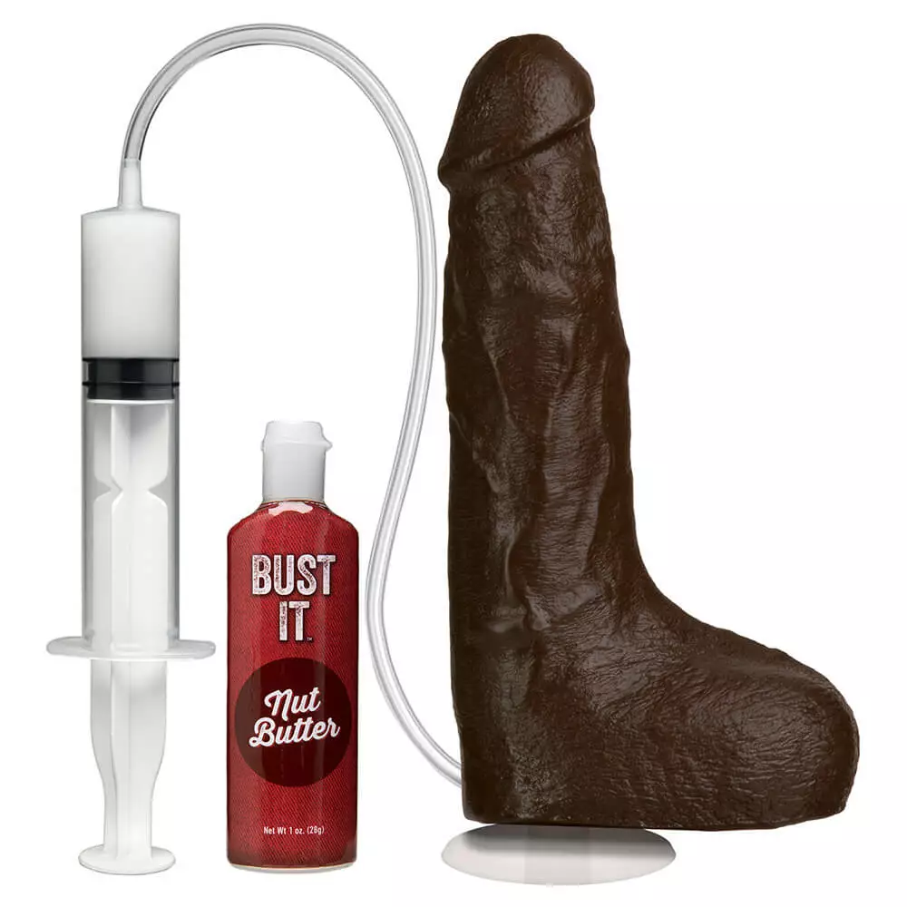 24 X 4,7 Cm Dildo Doc Johnson Bust It Squirting Realistic Cock Black 3 24 X 4,7 Cm Dildo Doc Johnson Bust It Squirting Realistic Cock Black