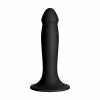 Doc Johnson - Vac-U-Lock Smooth Silicone - Black -Gay Verkäufe smooth silicone black
