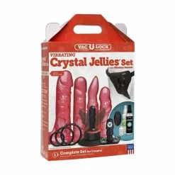 Doc Johnson - Vac-U-Lock Vibrating Crystal Jellies Set With Wireless Remote Pink 11 Doc Johnson - Vac-U-Lock Vibrating Crystal Jellies Set With Wireless Remote Pink -Gay Verkäufe vibrating crystal jellies set with wireless remote pink5