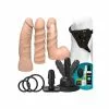Doc Johnson - Vac-U-Lock Vibrating Dual Density Starter Set - Vanilla -Gay Verkäufe vibrating dual density starter set vanilla